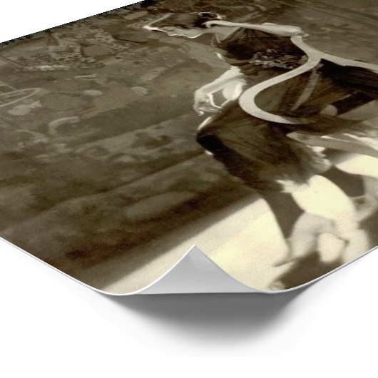 Jeanne Eagels van Adolf de Meyer 1921 Poster (Hoek)