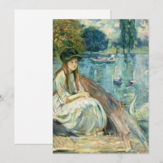 Jeanne Fourmanoir Sur le Lac | Berthe Morisot (Voorkant / Achterkant)