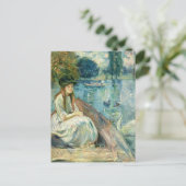 Jeanne Fourmanoir Sur le Lac | Berthe Morisot Briefkaart (Staand voorkant)