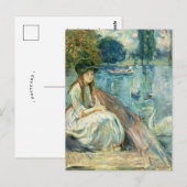 Jeanne Fourmanoir Sur le Lac | Berthe Morisot Briefkaart (Voorkant / Achterkant)