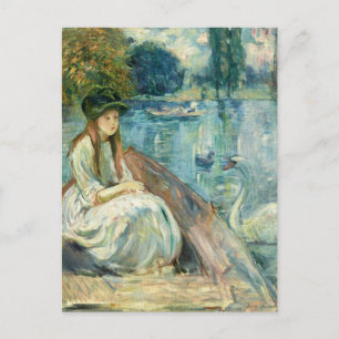 Jeanne Fourmanoir Sur le Lac   Berthe Morisot Briefkaart