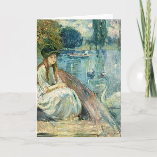 Jeanne Fourmanoir Sur le Lac | Berthe Morisot Kaart (Voorkant)