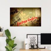 Jeanne: Futuristes Poster (Thuiskantoor)