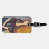 Jeanne Hebuterne portret van Amedeo Modigliani Bagagelabel (Voorkant horizontaal)