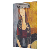 Jeanne Hebuterne portret van Amedeo Modigliani Klembord (Links)