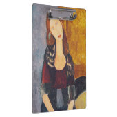 Jeanne Hebuterne portret van Amedeo Modigliani Klembord (Rechts)
