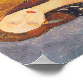 Jeanne Hebuterne portret van Amedeo Modigliani Poster (Hoek)