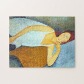Jeanne Hebuterne van Amedeo Modigliani Legpuzzel (Horizontaal)
