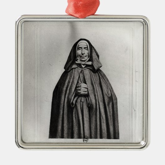 Jeanne Jugan Metalen Ornament (Voorkant)