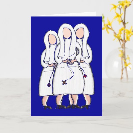 Jeanne Jugan Non-artkaarten-lege binnenkant Kaart (Gele Bloem)