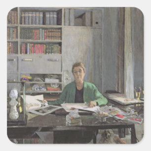 Jeanne Lanvin, c.1933 Vierkante Sticker