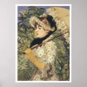 Jeanne: Lente, 1881 Edouard Manet Poster