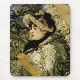 Jeanne: Lente 1881 van Manet Muismat