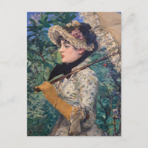 Jeanne (Lente) Door Édouard Manet Briefkaart