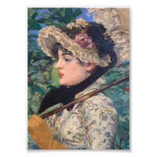 Jeanne (Lente) Door Édouard Manet Foto Afdruk