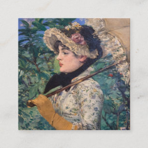 Jeanne (Lente)  Door Édouard Manet Informatiekaartje