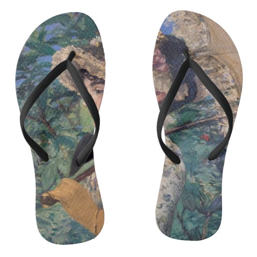 Jeanne (Lente) Door Édouard Manet Teenslippers (Voetbed)