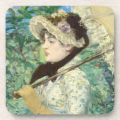 Jeanne (Lente) Edouard Manet Bier Onderzetter (Voorkant)