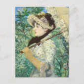 Jeanne (Lente) Edouard Manet Briefkaart (Voorkant)