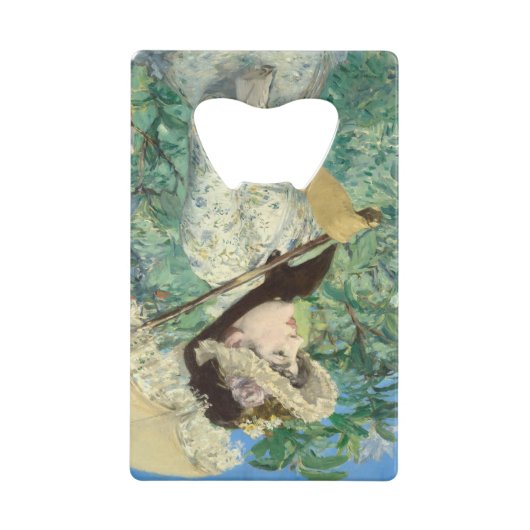 Jeanne (Lente) Edouard Manet Creditkaart Flessenopener (Voorkant)