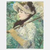 Jeanne (Lente) Edouard Manet Fleece Deken (Voorkant)