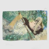Jeanne (Lente) Edouard Manet Golfhanddoek (Horizontaal)