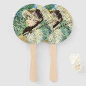 Jeanne (Lente) Edouard Manet Handwaaier (Voorkant en achterkant)