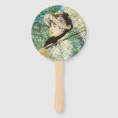 Jeanne (Lente) Edouard Manet Handwaaier (Voorkant)