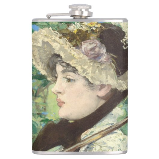 Jeanne (Lente) Edouard Manet Heupfles (Voorkant)