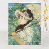 Jeanne (Lente) Edouard Manet Kaart (Gele Bloem)