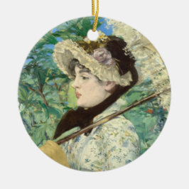 Jeanne (Lente) Edouard Manet Keramisch Ornament