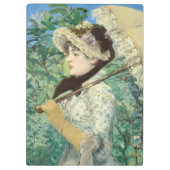Jeanne (Lente) Edouard Manet Klembord (Achterkant)