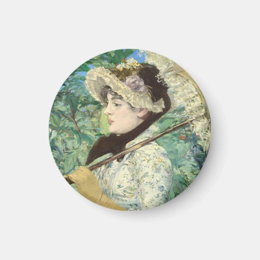 Jeanne (Lente) Edouard Manet Magneet (Voorkant)