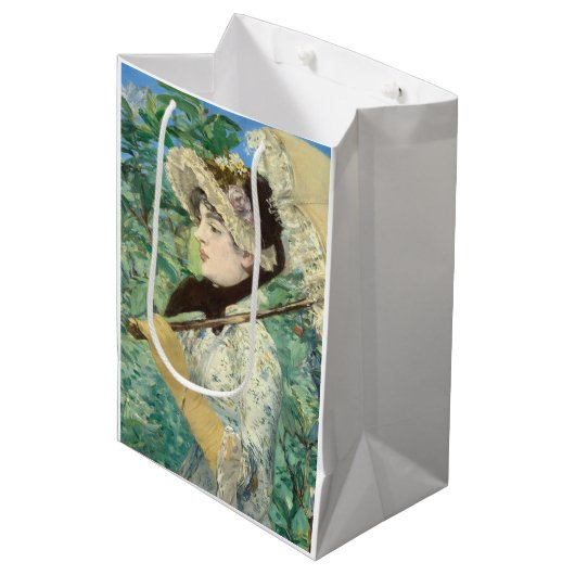 Jeanne (Lente) Edouard Manet Medium Cadeauzakje (Voorkant Gekanteld)