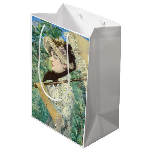 Jeanne (Lente) Edouard Manet Medium Cadeauzakje (Achterkant Gekanteld)