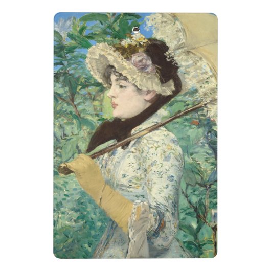 Jeanne (Lente) Edouard Manet Mini Klembord (Achterkant)