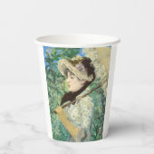 Jeanne (Lente) Edouard Manet Papieren Bekers (Achterkant)
