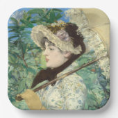 Jeanne (Lente) Edouard Manet Papieren Bordje (Voorkant)