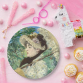 Jeanne (Lente) Edouard Manet Papieren Bordje (Feest)