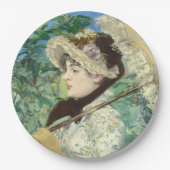 Jeanne (Lente) Edouard Manet Papieren Bordje (Voorkant)