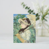 Jeanne (Lente) Edouard Manet RSVP Kaartje (Staand voorkant)