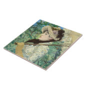 Jeanne (Lente) Edouard Manet Tegeltje (Zijkant)