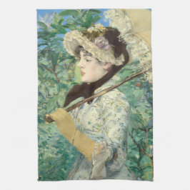Jeanne (Lente) Edouard Manet Theedoek