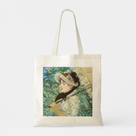Jeanne (Lente) Edouard Manet Tote Bag (Achterkant)
