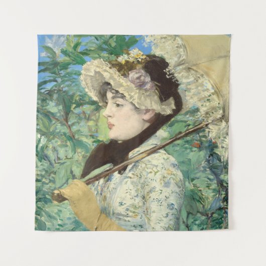 Jeanne (Lente) Edouard Manet Wandkleed (Voorkant)