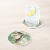 Jeanne (Lente) Edouard Manet Zandsteen Onderzetter (Zijkant)