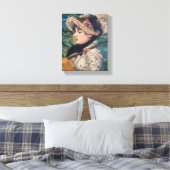 Jeanne (lente) van Édouard Manet Canvas Afdruk (Insitu (Slaapkamer))