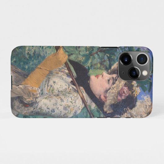 Jeanne (lente) van Édouard Manet iPhone Hoesje (Achterkant horizontaal)