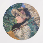 Jeanne (lente) van Édouard Manet Labels (Design 1)