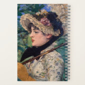 Jeanne (lente) van Édouard Manet Notitieboek (Achterkant)